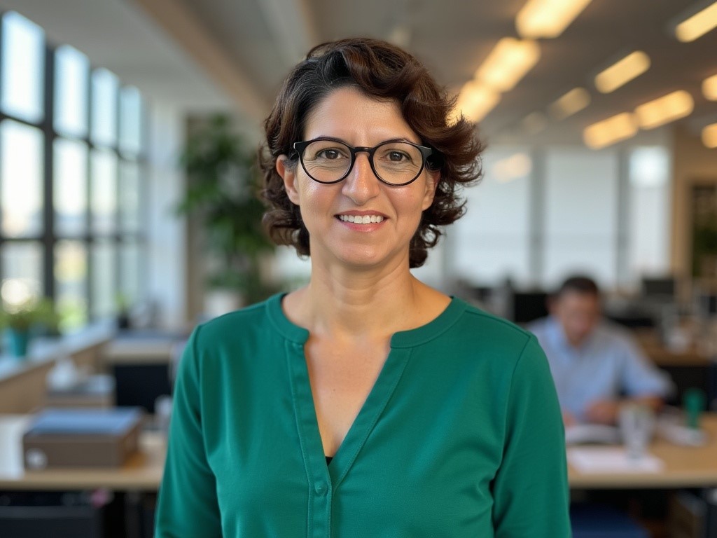 grüne Bluse